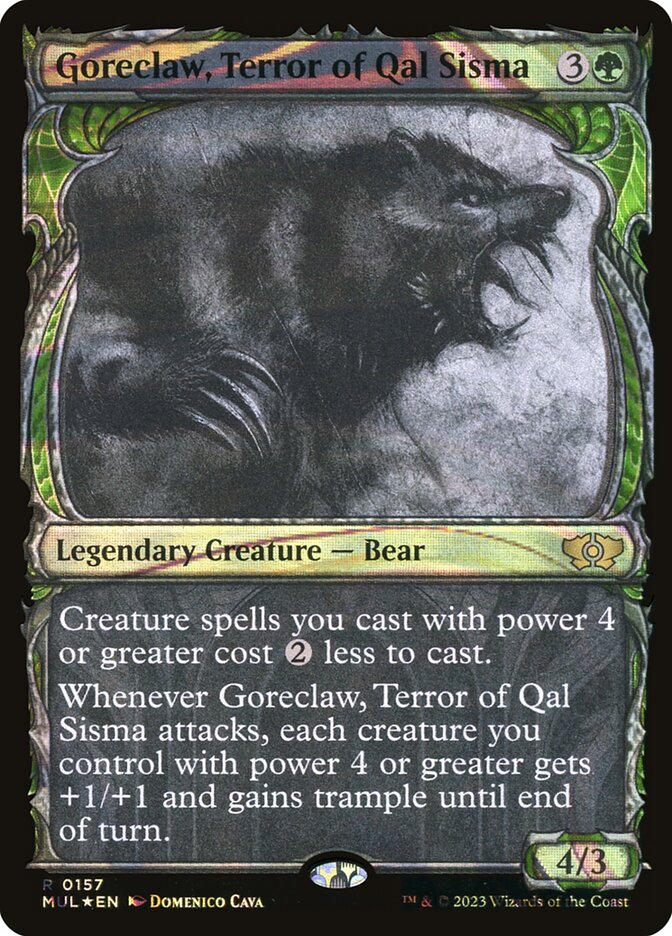 Goreclaw, Terror of Qal Sisma - Halo Foil