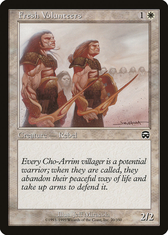 Fresh Volunteers - Foil