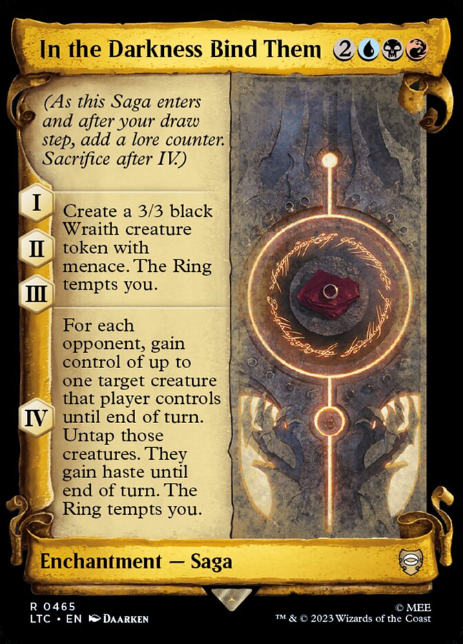 In the Darkness Bind Them - Silver Foil