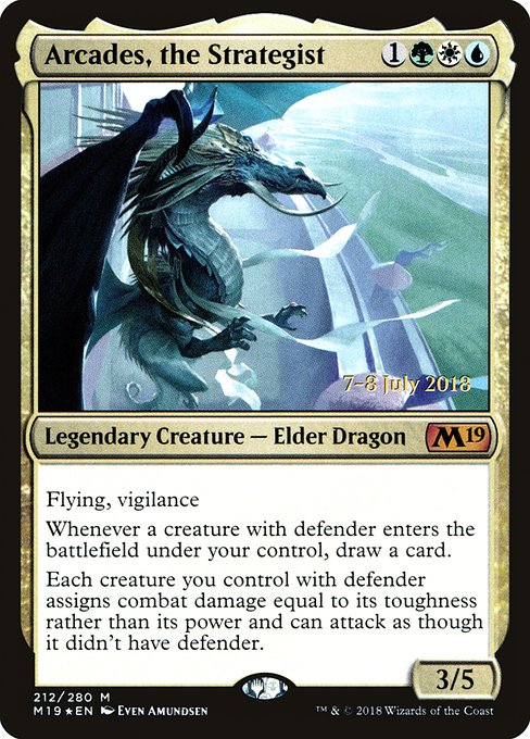 Arcades, the Strategist - Foil - Prerelease Promo