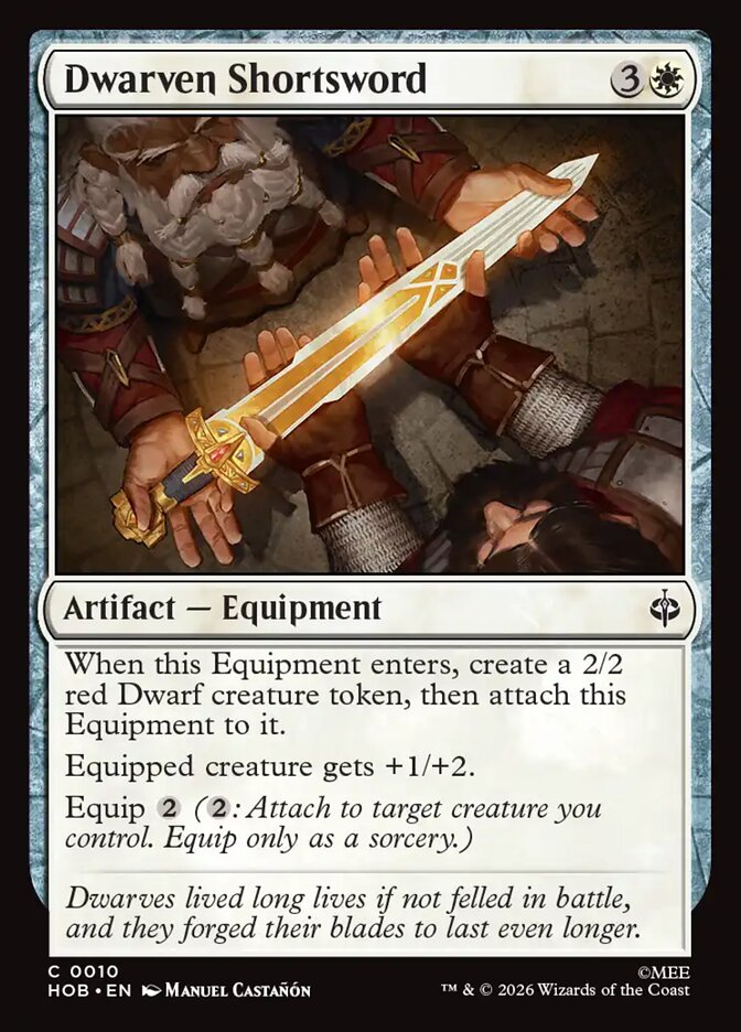 Dwarven Shortsword - Foil