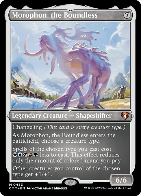 Morophon, the Boundless - Foil-Etched
