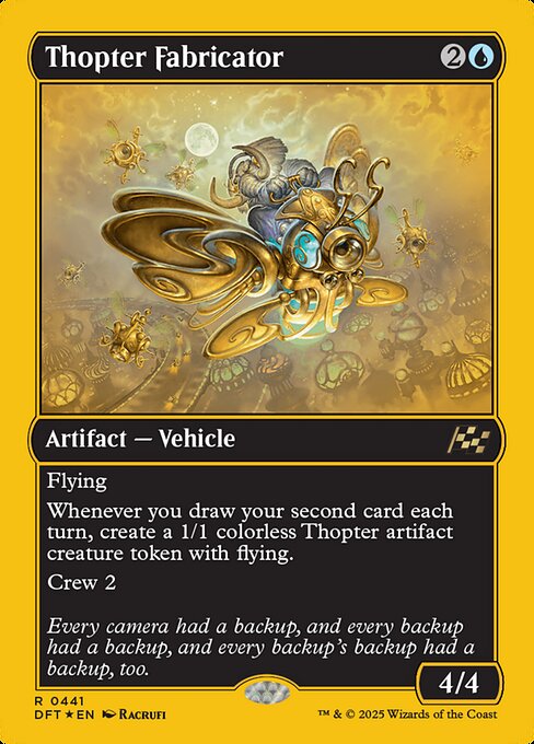 Thopter Fabricator - First Place Foil