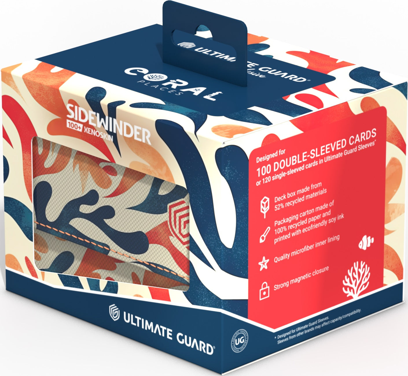UG Sidewinder 100+ Deck Case - Coral Places Mellow Sea