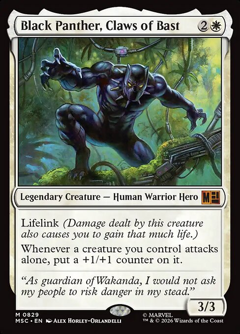 Black Panther, Claws of Bast - Foil