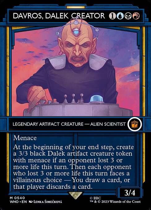 Davros, Dalek Creator - Foil