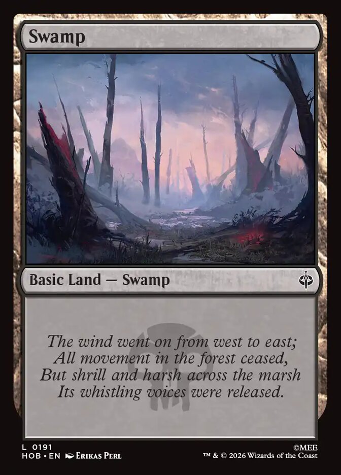 Swamp (191) - Full Art - Foil