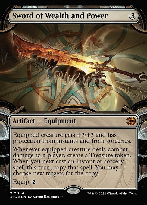Sword of Wealth and Power - Raised Foil