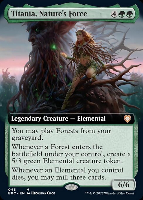 Titania, Nature's Force - Foil