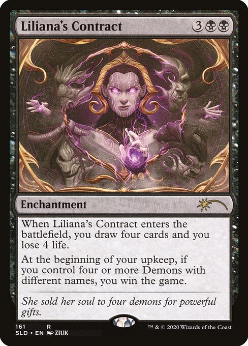 Liliana's Contract - Foil Etched