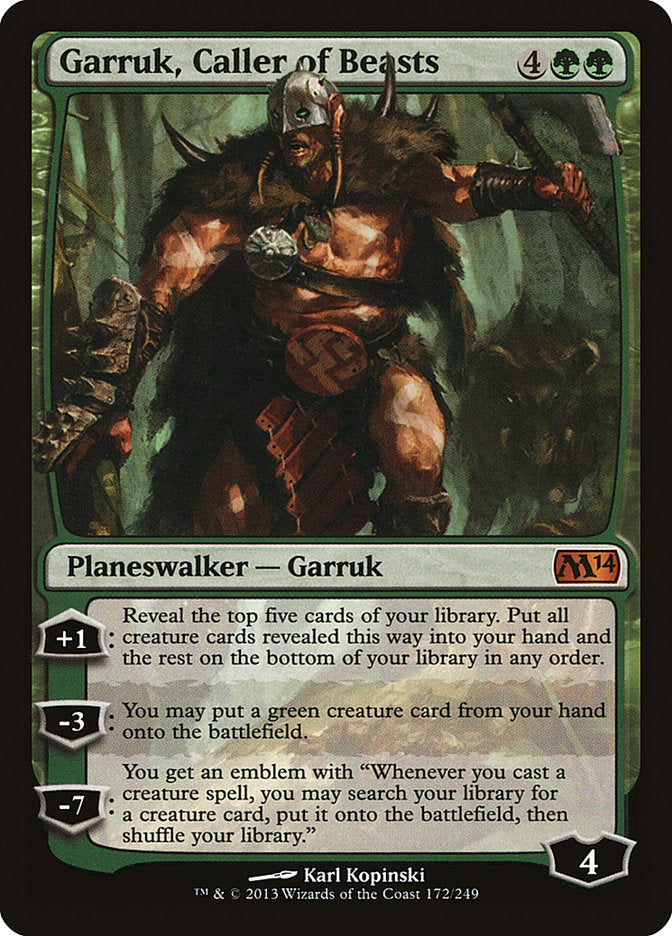 Garruk, Caller of Beasts - Foil
