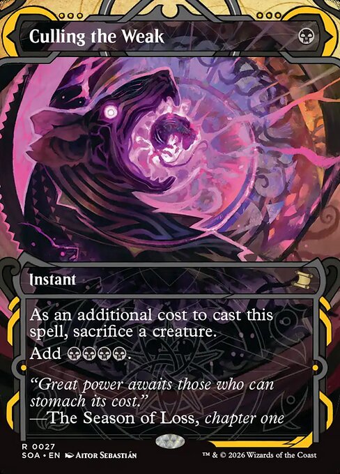 Culling the Weak - Foil