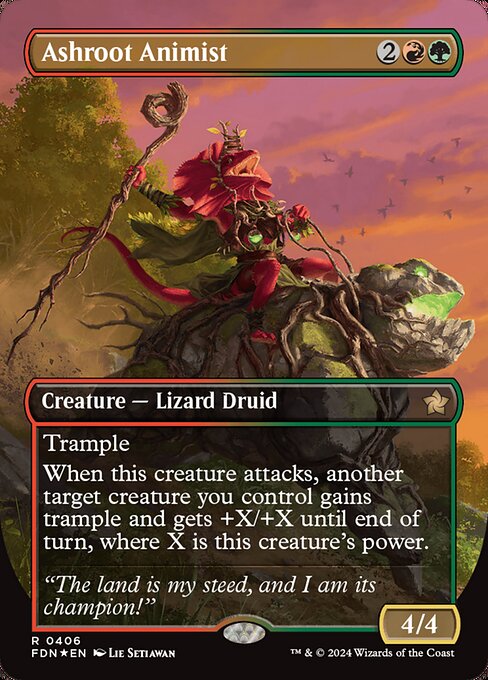 Ashroot Animist - Mana Foil