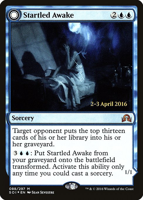Startled Awake // Persistent Nightmare - Foil - Prerelease Promo