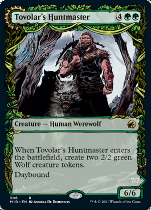 Tovolar's Huntmaster  // Tovolar's Packleader - Foil