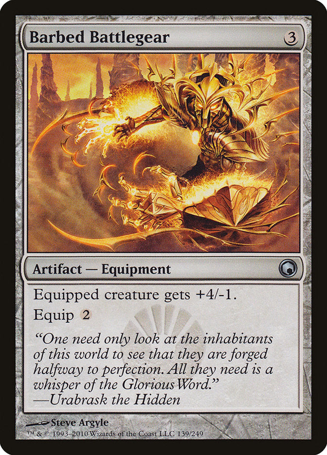 Barbed Battlegear - Foil