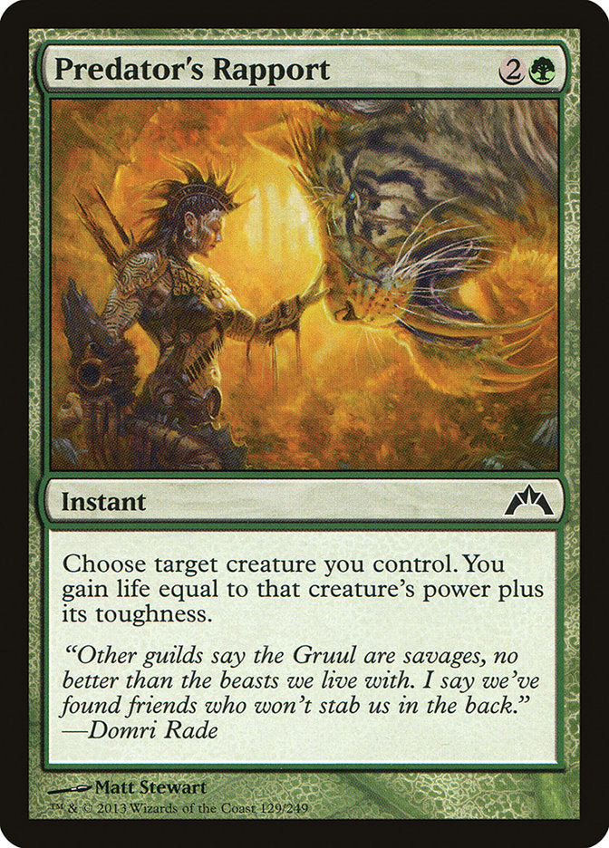Predator's Rapport - Foil