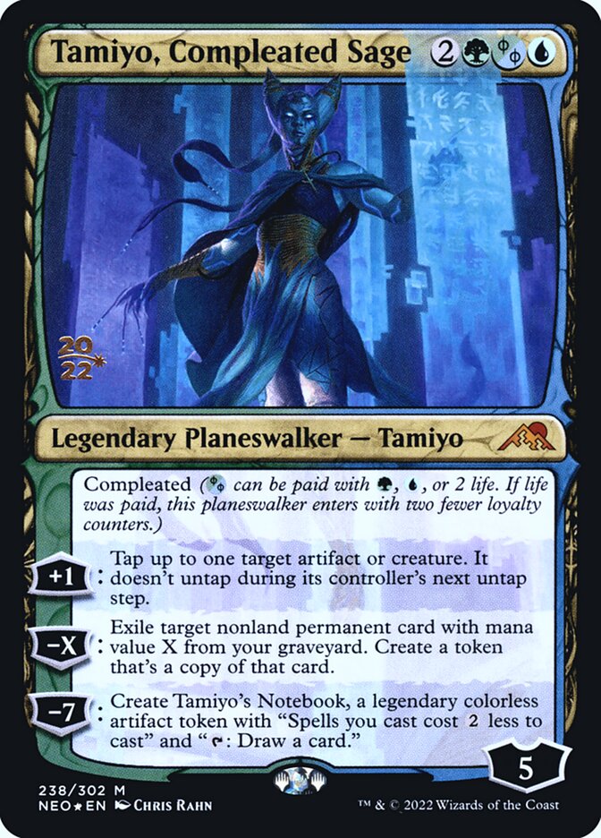 Tamiyo, Compleated Sage - Foil - Prerelease Promo