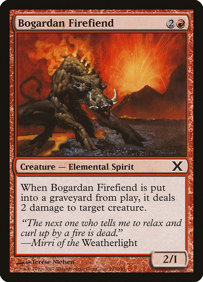 Bogardan Firefiend - Foil