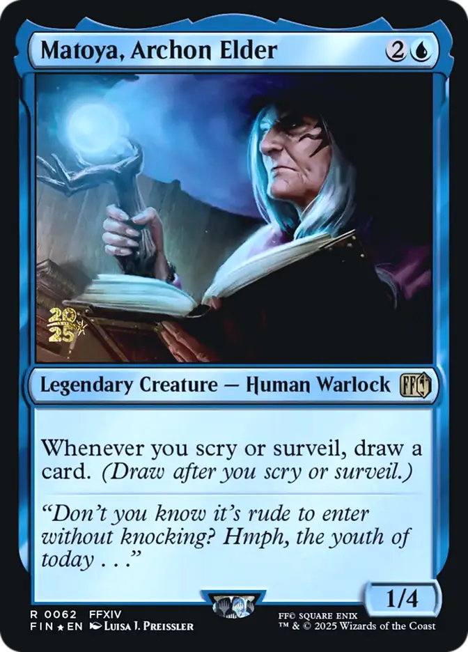Matoya, Archon Elder - Foil - Prerelease Promo