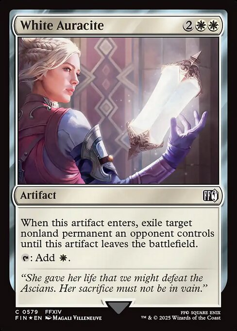 White Auracite - Surge Foil