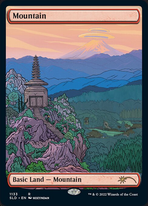 Mountain (1133) Full Art - Foil