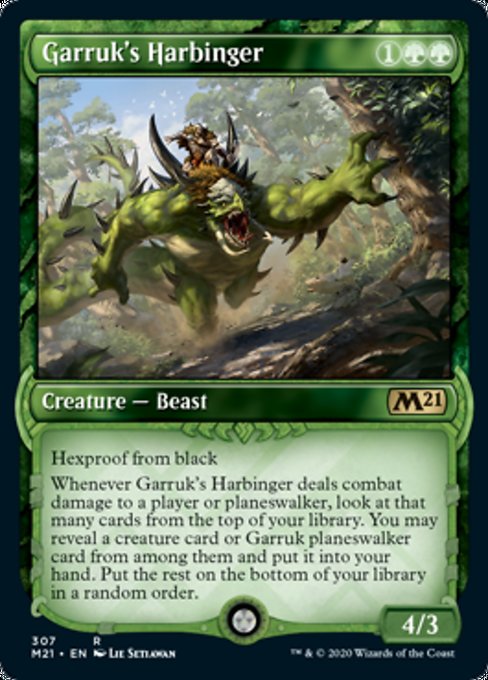 Garruk's Harbinger - Foil