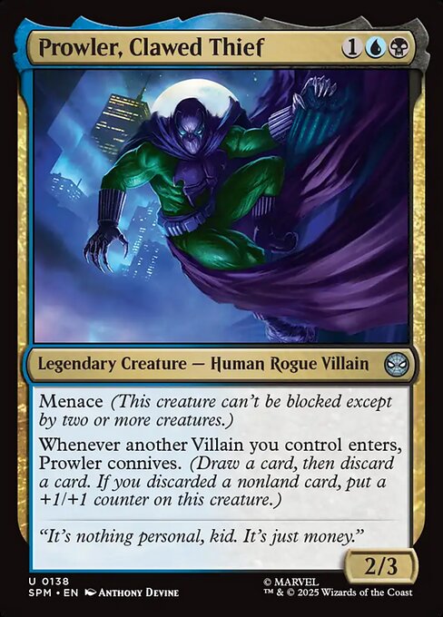 Prowler, Clawed Thief - Foil