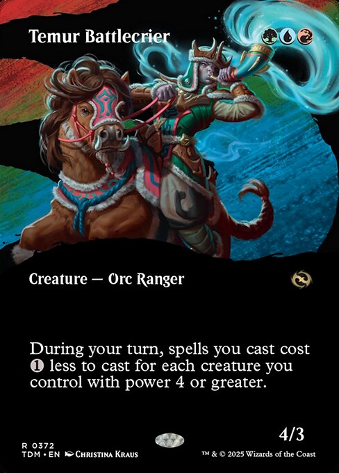 Temur Battlecrier - Foil