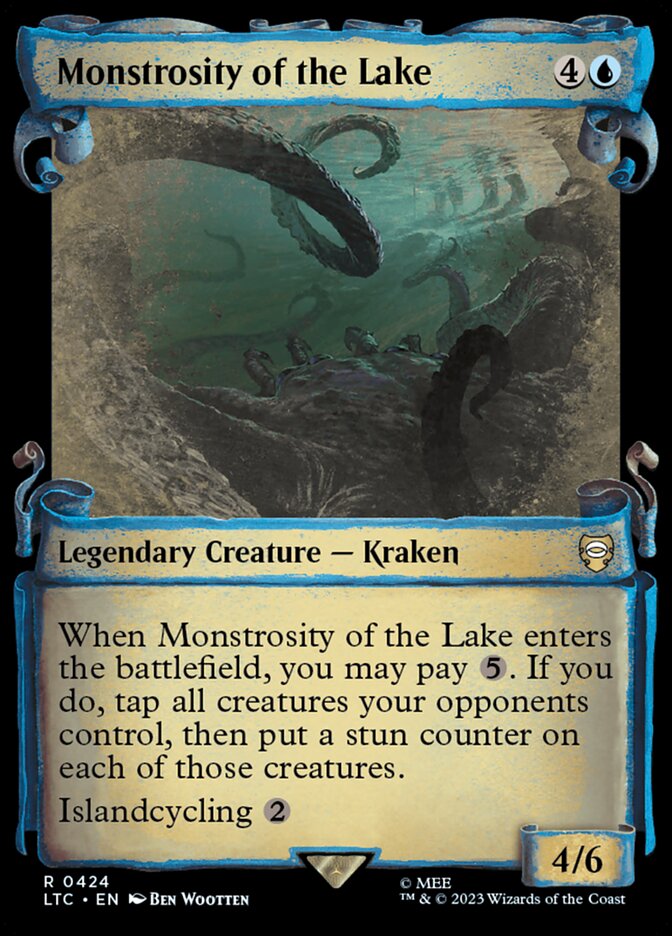 Monstrosity of the Lake - Silver Foil