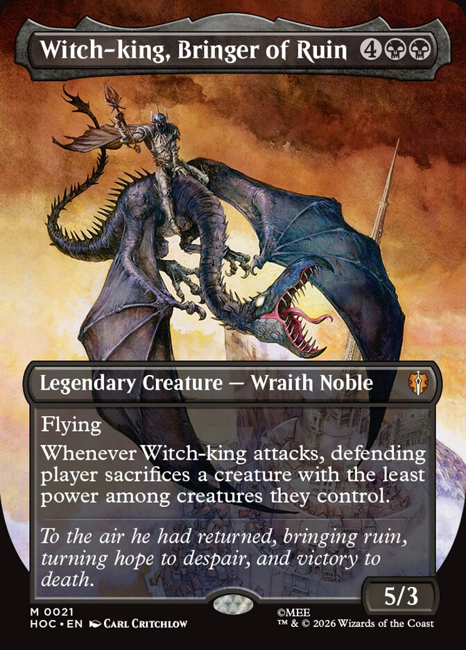 Witch-king, Bringer of Ruin - Foil