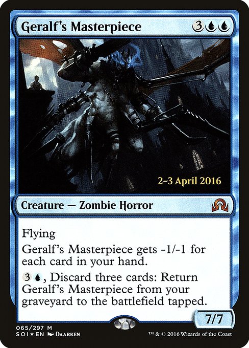 Geralf's Masterpiece - Foil - Prerelease Promo