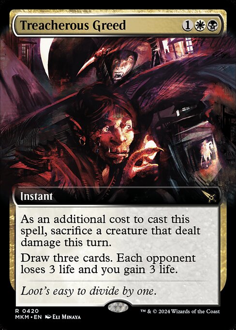 Treacherous Greed - Foil