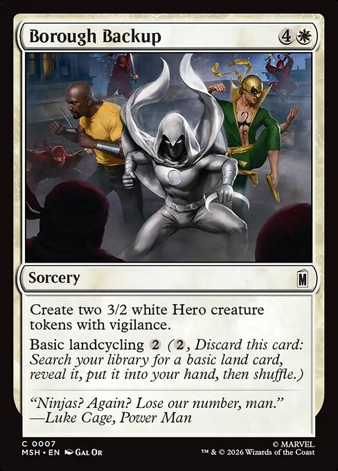 Borough Backup - Foil
