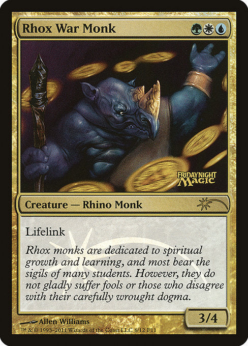 Rhox War Monk - Foil - FNM Promo