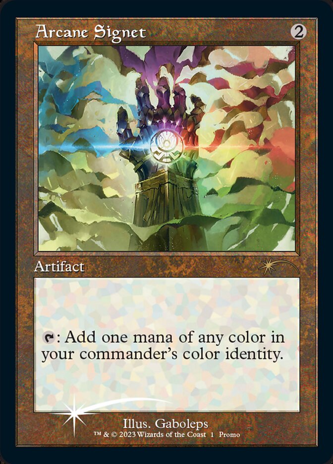 Arcane Signet - Foil - 30th Anniversary Festival Promo