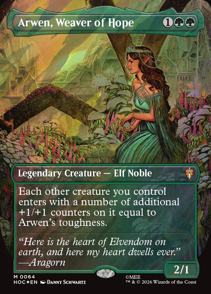 Arwen, Weaver of Hope - Surge Foil