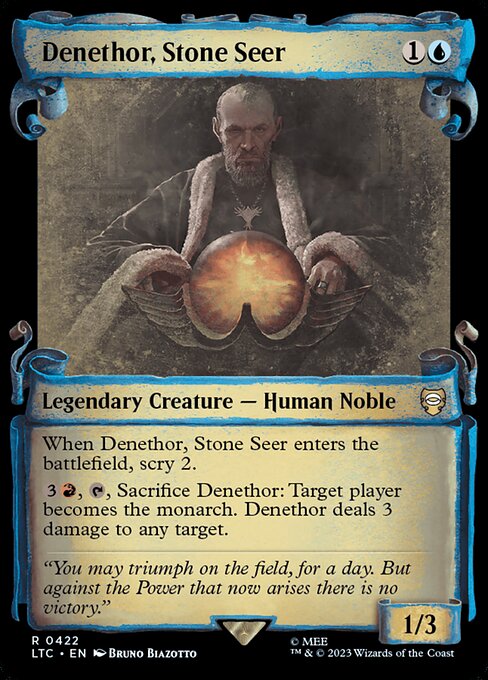 Denethor, Stone Seer - Silver Foil