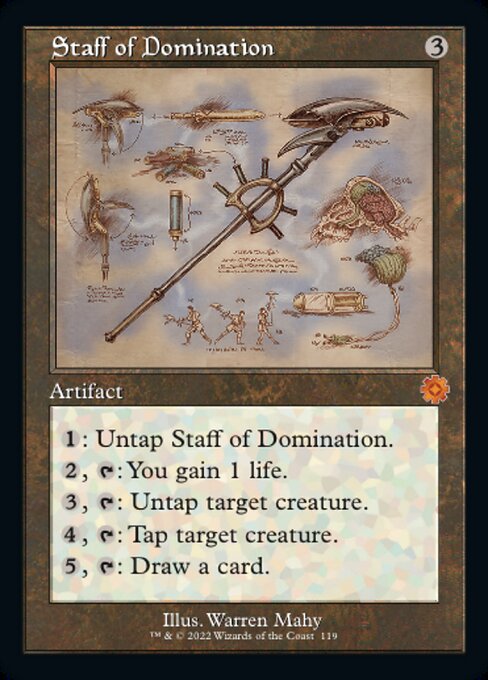 Staff of Domination - Foil
