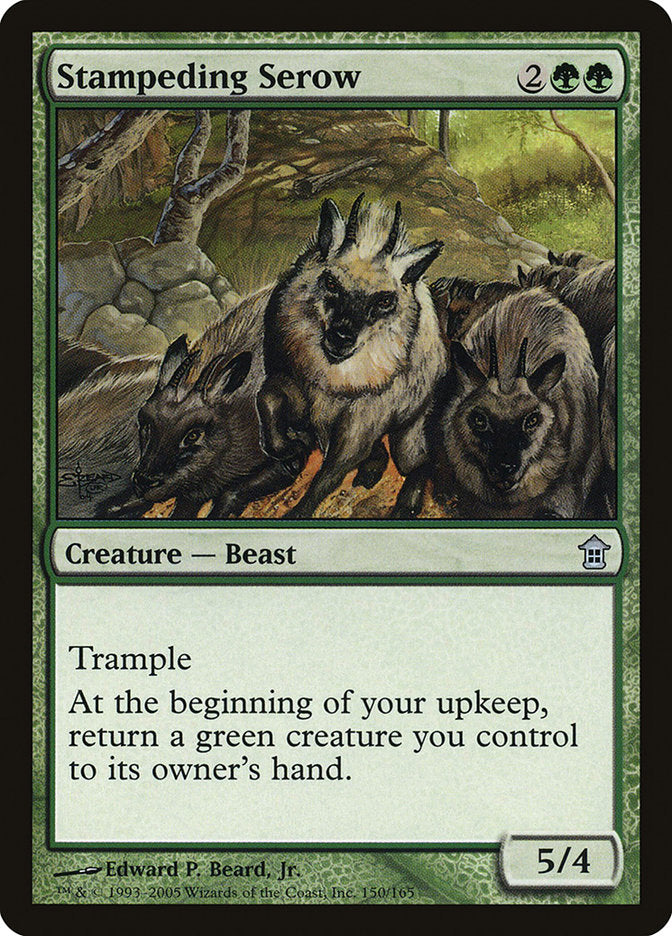 Stampeding Serow - Foil