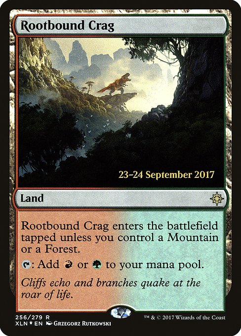 Rootbound Crag - Foil - Prerelease Promo
