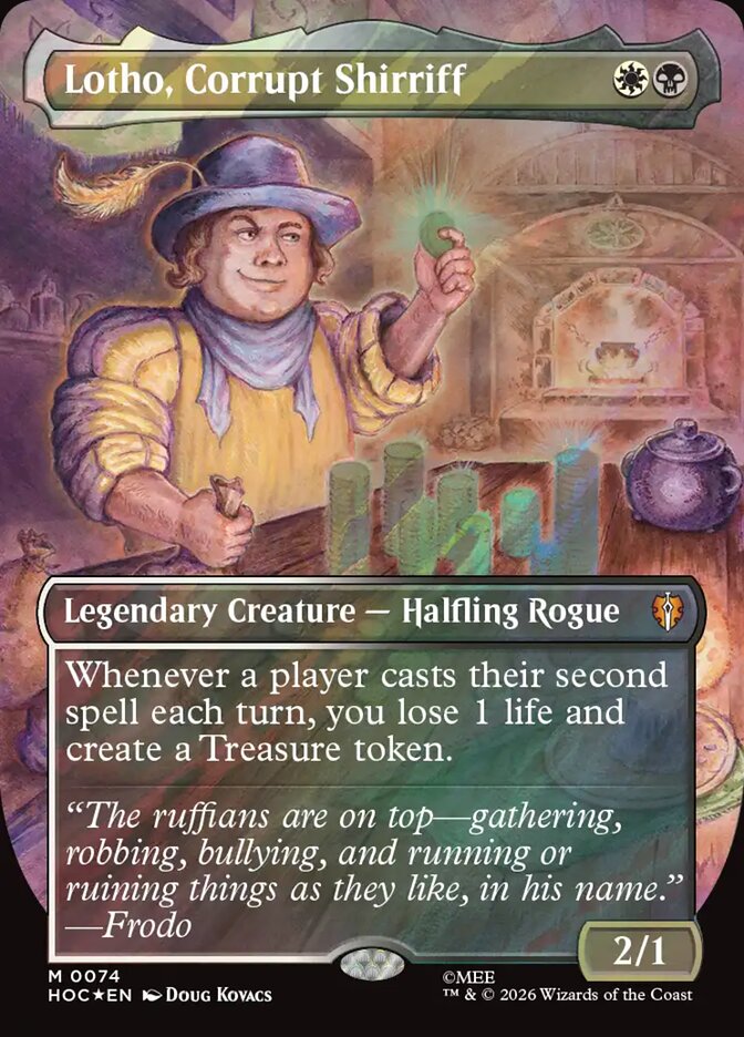 Lotho, Corrupt Shirriff - Surge Foil