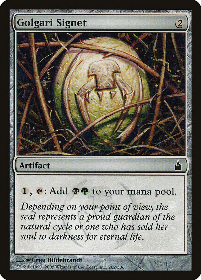 Golgari Signet - Foil