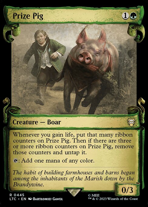 Prize Pig - Silver Foil
