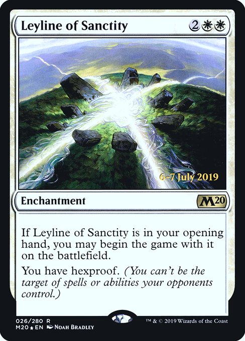 Leyline of Sanctity - Foil - Prerelease Promo