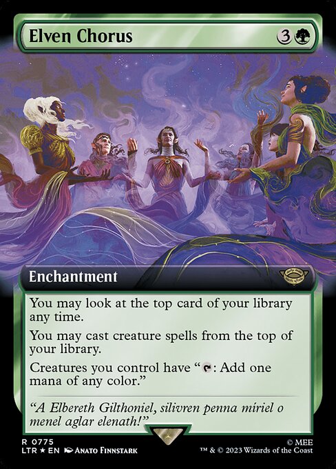 Elven Chorus - Surge Foil