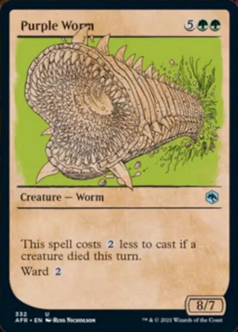 Purple Worm - Foil