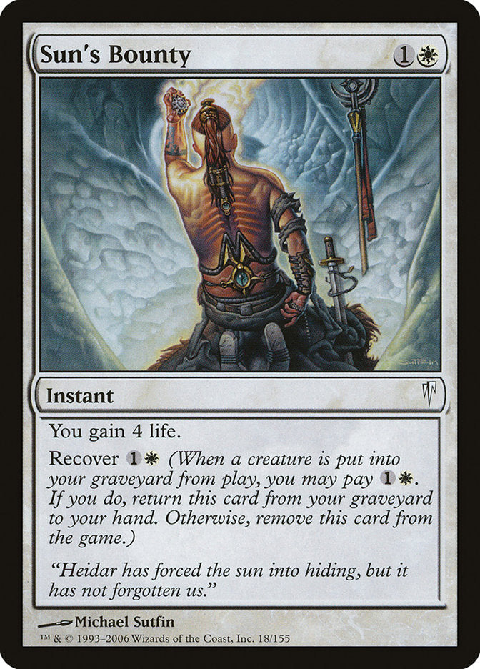 Sun's Bounty - Foil