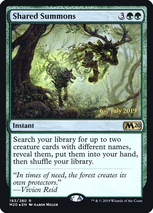 Shared Summons - Foil - Prerelease Promo