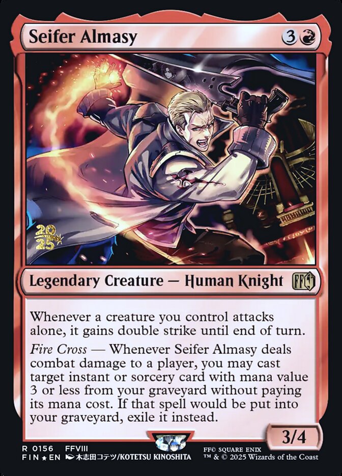 Seifer Almasy - Prerelease Foil